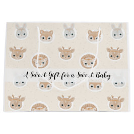 Boho Woodland Dieren Patroon Baby Shower Cadeautas