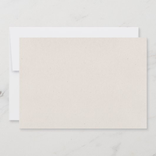 Boho Woodland eerste verjaardag Kaart (Achterkant)