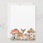 Boho Woodland Forest Animals 9e verjaardagsfeest Kaart (Achterkant)