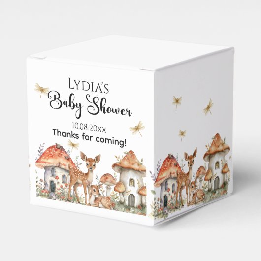 Boho Woodland Forest Animals Baby shower Bedankdoosjes (Voorkant Zijde)