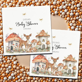 Boho Woodland Forest Animals Baby shower Servet