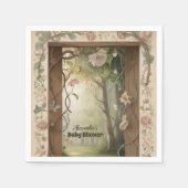 Boho Woodland Forest Baby shower Servet (Voorkant)