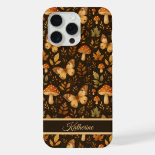 Boho Woodland Forest Paddenstoelen Herfstkleure iPhone 15 Pro Max Case