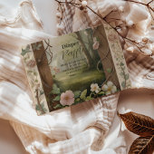 Boho Woodland Forest Raffle Diapper Informatiekaartje