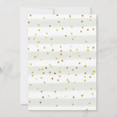 Boho Woodland Greenery Baby shower Invitation Kaart (Achterkant)