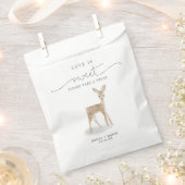 Boho Woodland Love is Sweet Favors Bag Herten Bedankzakje (Geknipt)