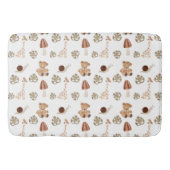 Boho Woodland Oerwoud Animal Pattern Badmat (Voorkant)