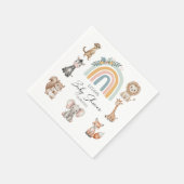 Boho Woodland Oerwoud Animals Baby shower Servet (Hoek)