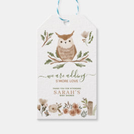 Boho Woodland Owl Baby shower Cadeaulabel