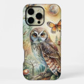 Boho Woodland Owl iPhone Hoesje (Achterkant)