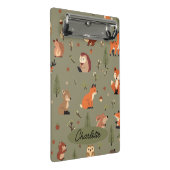 Boho Woodland Persoonlijk Mini Klembord (Schuin)