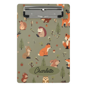 Boho Woodland Persoonlijk  Mini Klembord
