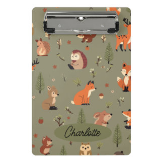 Boho Woodland Persoonlijk Mini Klembord
