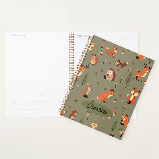 Boho Woodland Persoonlijk Planner (Display)