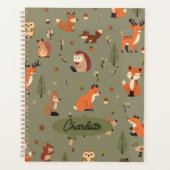 Boho Woodland Persoonlijk Planner (Voorkant)