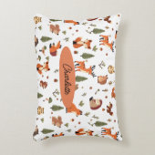 Boho Woodland Persoonlijke Baby Accent Kussen (Voorkant(Verticaal))
