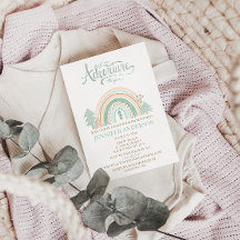 Boho Woodland Rainbow Gender Neutral Baby shower