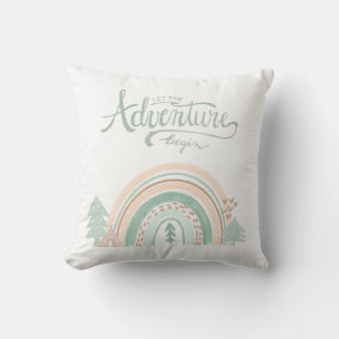Boho Woodland Rainbow Geslacht Neutrale Kwekerij Kussen