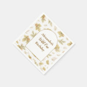 Boho Woodland Wild One Birthday Servet (Hoek)