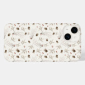 Boho Woodland Winterberry Patroon Case-Mate iPhone Case (Achterkant (horizontaal))