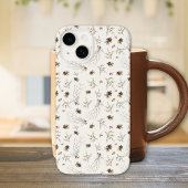 Boho Woodland Winterberry Patroon Case-Mate iPhone Case