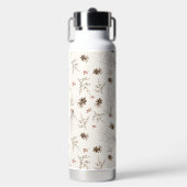 Boho Woodland Winterberry Patroon Waterfles (Voorkant)