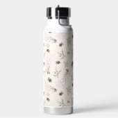 Boho Woodland Winterberry Patroon Waterfles (Links)