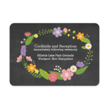 Boho Woodland Wreath op Chalkboard Wedding