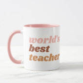 Boho World's Best Teacher Appreciation Mok (Links)