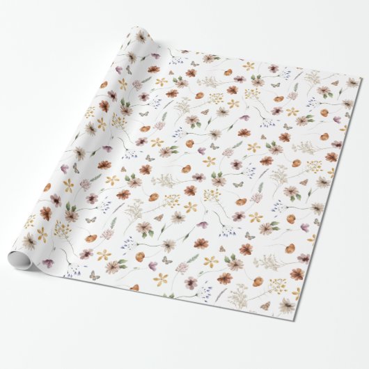Boho Wrapping Paper Cadeaupapier (Uitgerold)