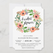 Boho Wreath Bridal Shower Kaart (Voorkant)