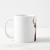 Boho Xmas Christmas Highland Cow T-Shirt Koffiemok (Links)