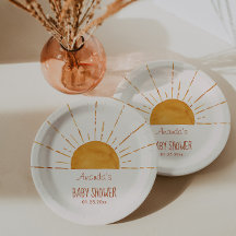 Boho Yellow Sunshine Baby shower