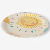 Boho Yellow Sunshine Papieren Bordje (Gekanteld)