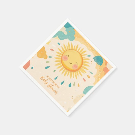 Boho Yellow Sunshine Servet (Hoek)