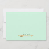 Boho Young Wild & Drie | 3e verjaardag feest Kaart (Achterkant)