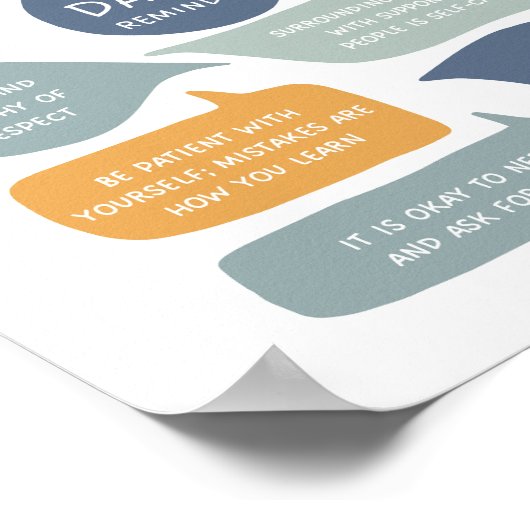 BoHo Zachte Dagelijkse Herinneringen Poster (Hoek)