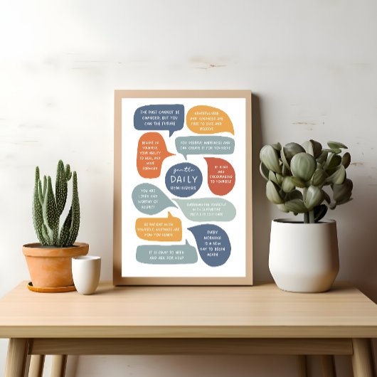 BoHo Zachte Dagelijkse Herinneringen Poster