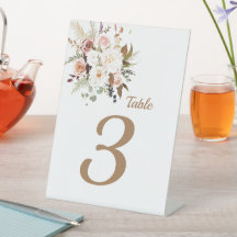 Boho Zachte Gekleurde Rozen/Witte Bloemen