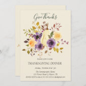 Boho Zachte Kleur Pompoen Geef Bedankt Kaart (Voorkant / Achterkant)