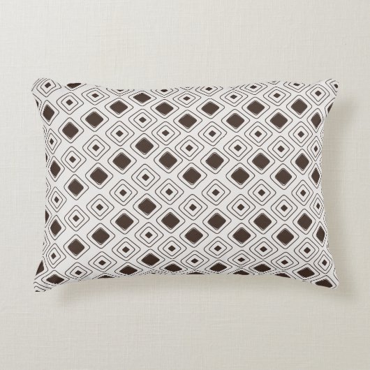 Boho zachte neutrale tribale geometrische Aztekenp Accent Kussen (Voorkant)