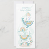 Boho Zee Dier Baby shower Uitnodiging (Voorkant)