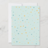 Boho Zee Dier Baby shower Uitnodiging (Achterkant)