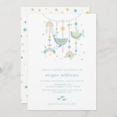 Boho Zee Dier Baby shower Uitnodiging (Voorkant / Achterkant)