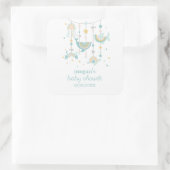 Boho Zee Dierenvierkante Stickers (Tas)