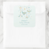 Boho Zee Dierenvierkante Stickers (Tas)