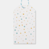 Boho Zee Dierenvierkante Stickers Cadeaulabel (Achterkant)