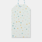 Boho Zee Dierenvierkante Stickers Cadeaulabel (Achterkant)