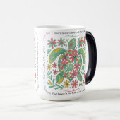 Boho Zee Schildpad Christelijk, 11 of 15oz, Roze/G Magische Mok (Voorkant rechts)