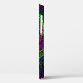 Boho Zee Schildpad: psychedelisch Mandala-patroon Case-Mate iPhone Case (Achterkant / Links)